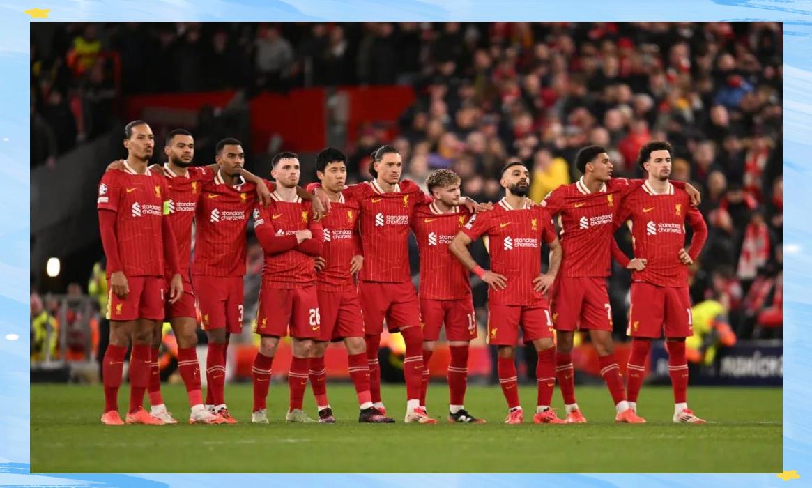 利物浦主场大胜，稳居英超榜首！